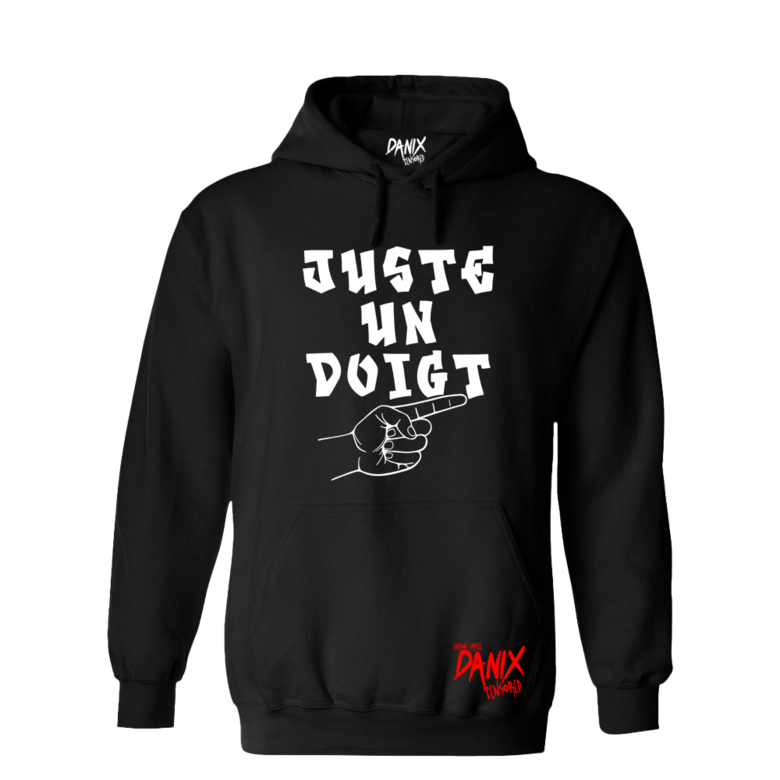 Sweat à capuche Juste un doigt V2 [DANIX CENSORED]